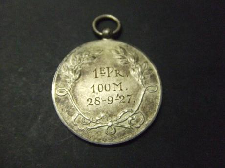 Zwemmen 1e prijs 100 meter 1927 (2)